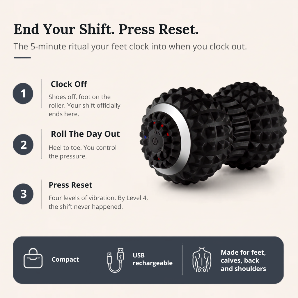 RollEase™ - Vibrating Foot Massage Roller